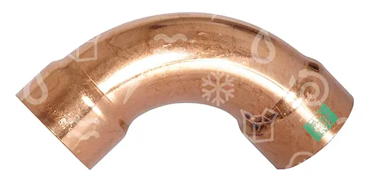 oblouk měděný K65, 90 st  i/i, 3/8